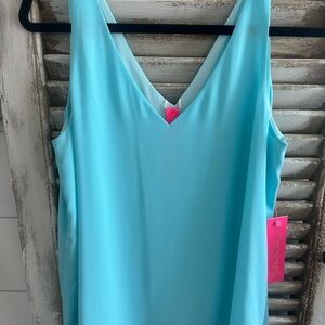 Lilly Pulitzer teal shell